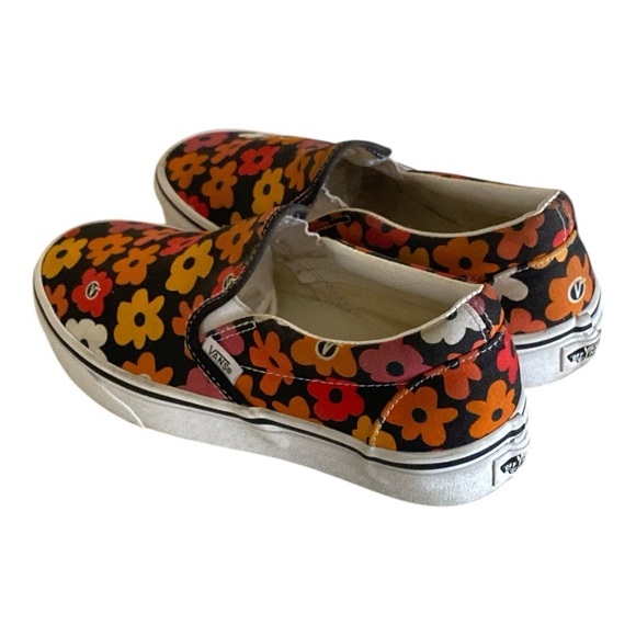 Vans Flower Power Project X Thick Canvas Slip-On Shoes Women’s Size 7 - Picture 7 of 12
